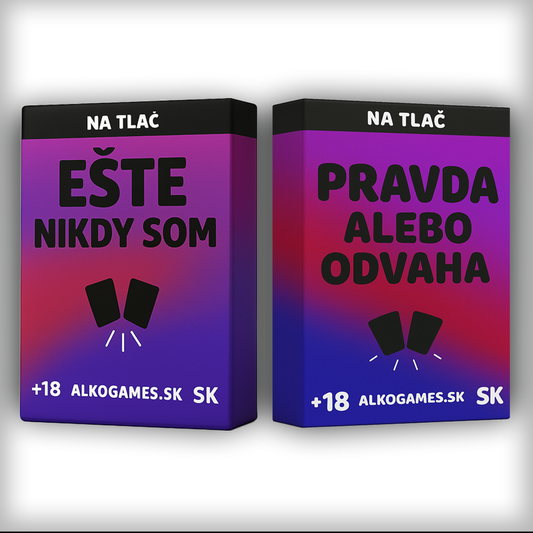 Set "Pravda Alebo Odvaha "Ešte Nikdy Som" (Na Tlač)