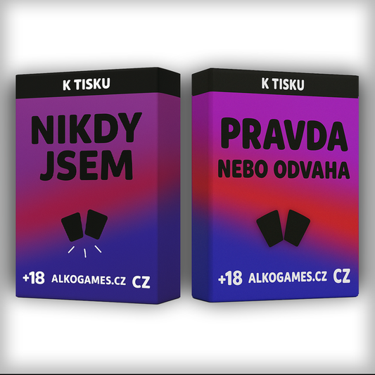 Sada "Pravda Nebo Odvaha" + "Nikdy Jsem" (K Tisku)